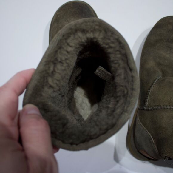 UGG Australia Classic Short II Shearling Winter Boot Bootie Brown Women's Size 8 - Picture 8 of 16